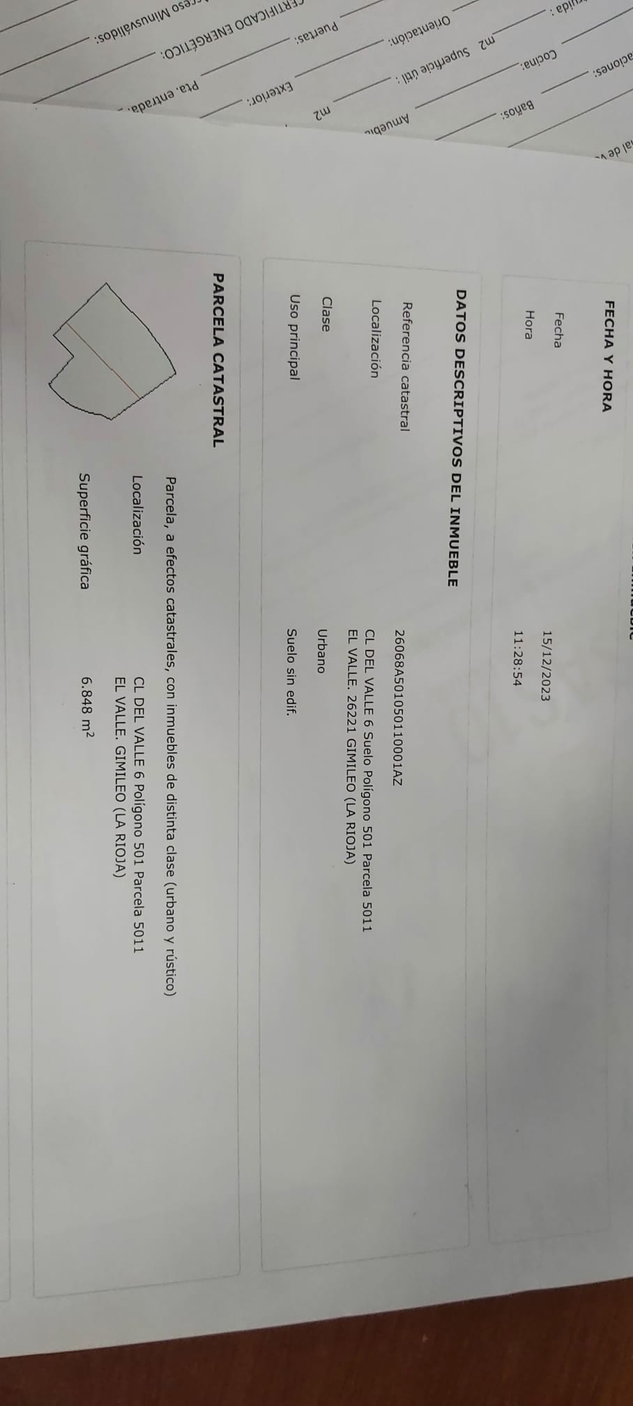 Imagen 0 de TERENOS URBANOS SIN EDIFICAR EN GIMILEO 